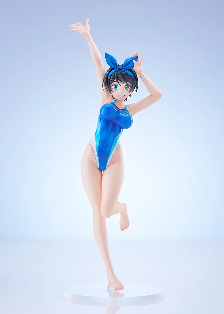 Figurine Rent-a-Girlfriend - Ruka Sarashina - Ver. competitive swimsuit - Swimsuit Silhouette - 1/7 - Amakuni