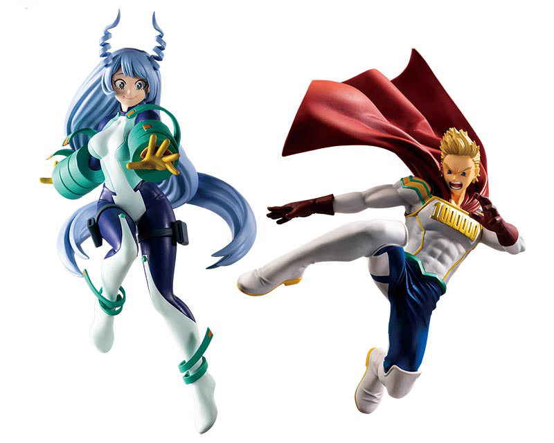 figurine Nejire Hado et Mirio Togata - The Amazing Heroes - Banpresto Couv