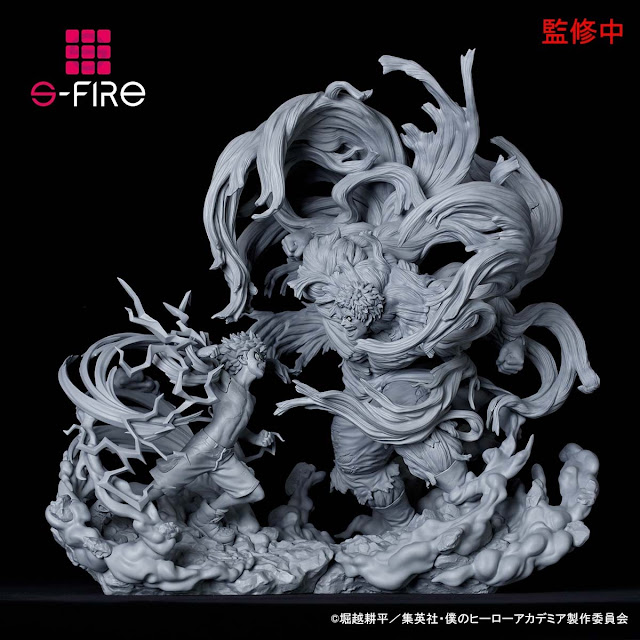 Figurine My Hero AcademiaIzuku Midoriya vs Muscular Super Situation Figure - S-FIRE 
