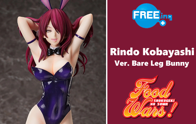 Figurine Food Wars! - Rindo Kobayashi - Ver. Bare Leg Bunny - B-Style - FREEing Couv A