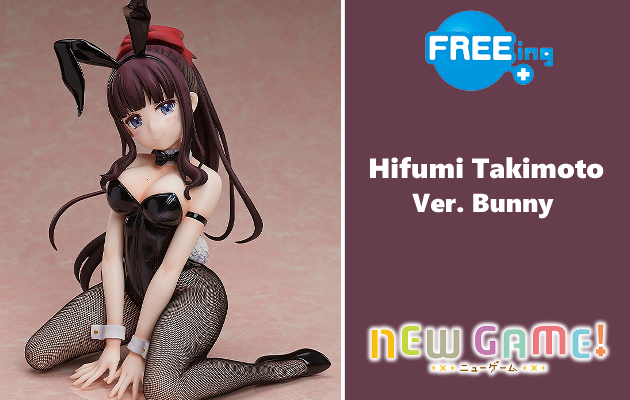 Figurine NEW GAME! - Hifumi Takimoto - Ver. Bunny - B-Style - FREEing