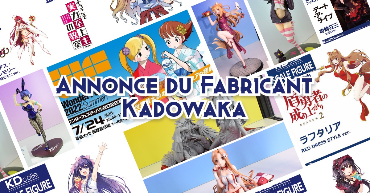 Annonce du Wonder Festival 2022 Edition Summer pour le Fabricant Kadokawa Couv A