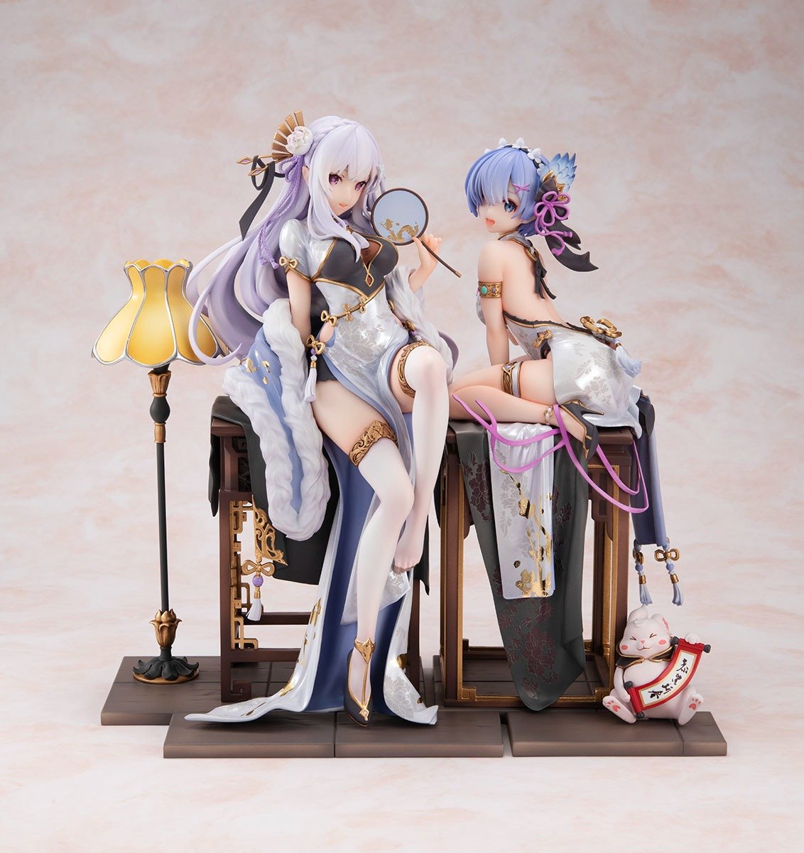 Figurine Re:Zero kara Hajimeru Isekai Seikatsu - Emilia et Rem - Ver. Elegant Beauty - 1/7 - KDcolle - Kadokawa