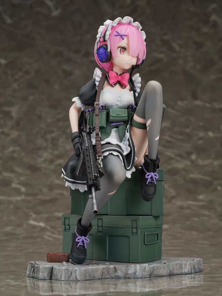 Figurine Re:Zero kara Hajimeru Isekai Seikatsu - Ram - Ver. Military - 1/7 - F:Nex - FuRyu