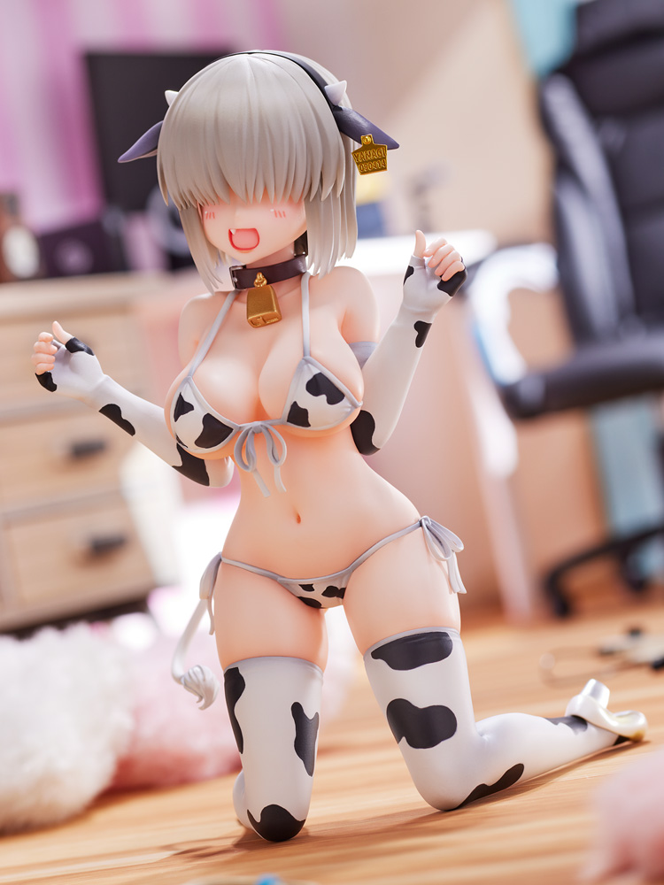 Figurine Uzaki-chan wa Asobitai! - Uzaki Yanagi - Ver. Cow Pattern Bikini - 1/7 - Dream Tech - Wave