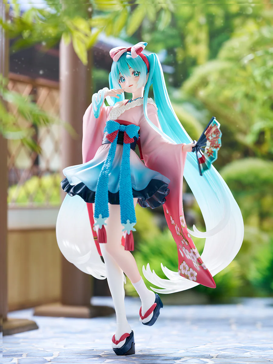 Figurine Vocaloid - Hatsune Miku - Ver. Kimono - Tenitol - FuRyu