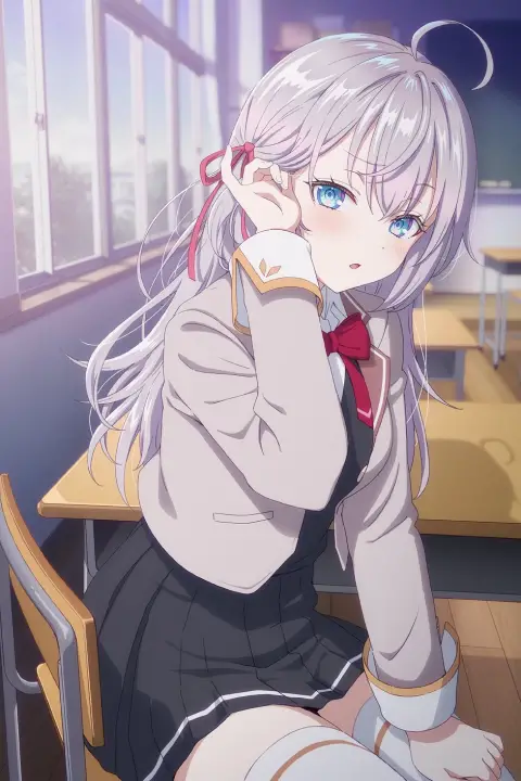 Image Alisa Mikhailovna Kujou "Alya" (Alya Sometimes Hides Her Feelings in Russian /Tokidoki Bosotto Russia-go de Dereru Tonari no Alya-san / Roshidere)