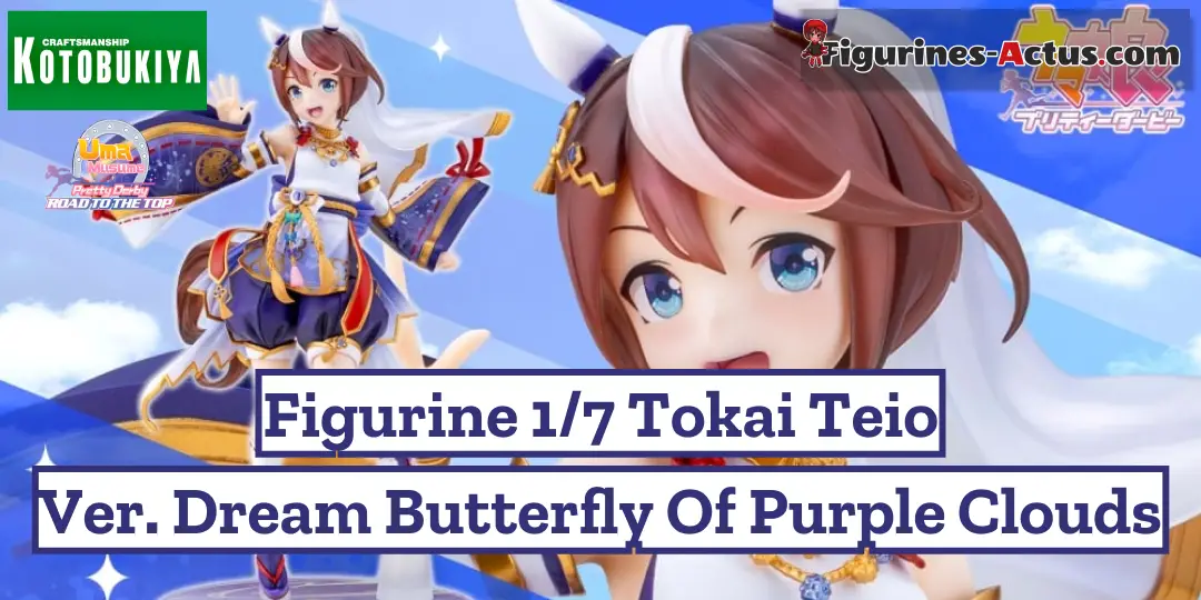 Figurine Uma Musume: Pretty Derby - Tokai Teio - Ver. Dream Butterfly of Purple Clouds - 1/7 - Kotobukiya