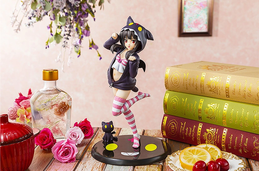 Figurine KonoSuba - Megumin - Ver. Hood☆Look Chomusuke - 1/7 - CA Works - Chara-Ani / Kadokawa
