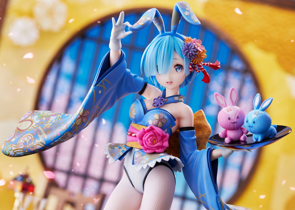 Figurine Re:Zero kara Hajimeru Isekai Seikatsu - Rem - Ver. Wa Bunny - 1/7 - F:Nex - FuRyu