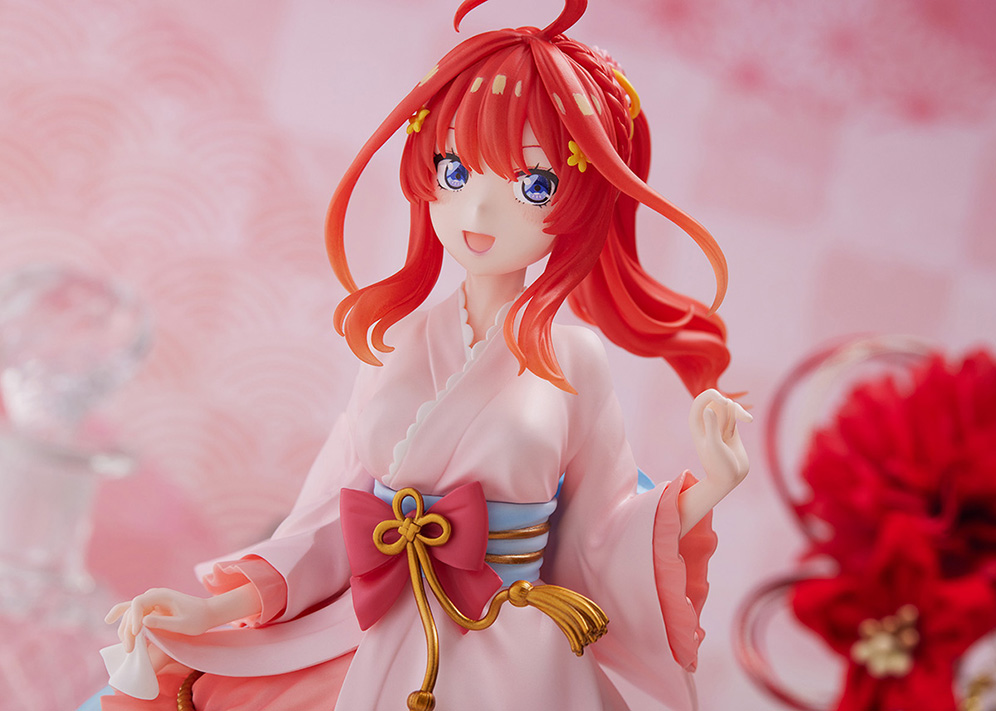 Figurine The Quintessential Quintuplets - Itsuki Nakano - Ver. Miniskirt Yukata - Tenitol - FuRyu