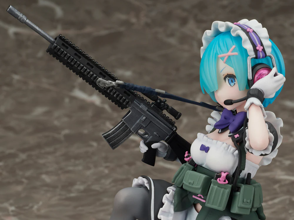 Figurine Re:Zero kara Hajimeru Isekai Seikatsu - Rem - Ver. Military - 1/7 - F:Nex - FuRyu