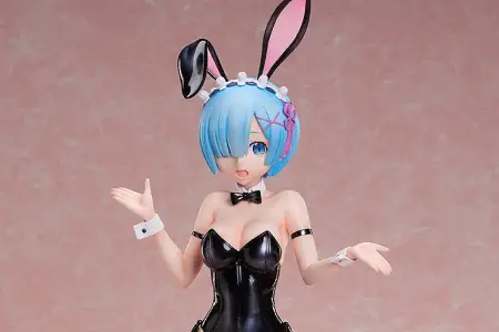 Figurine Re:Zero kara Hajimeru Isekai Seikatsu - Rem - Ver. Bare Leg Bunny 2nd - 1/4 - B-Style - FREEing