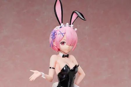 Figurine Re:Zero kara Hajimeru Isekai Seikatsu - Ram - Ver. Bare Leg Bunny 2nd - 1/4 - B-Style - FREEing