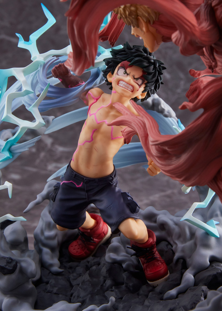 Figurine Boku no Hero Academia - Izuku Midoriya VS Muscular - S-Fire / Super Situation Figure - Sega