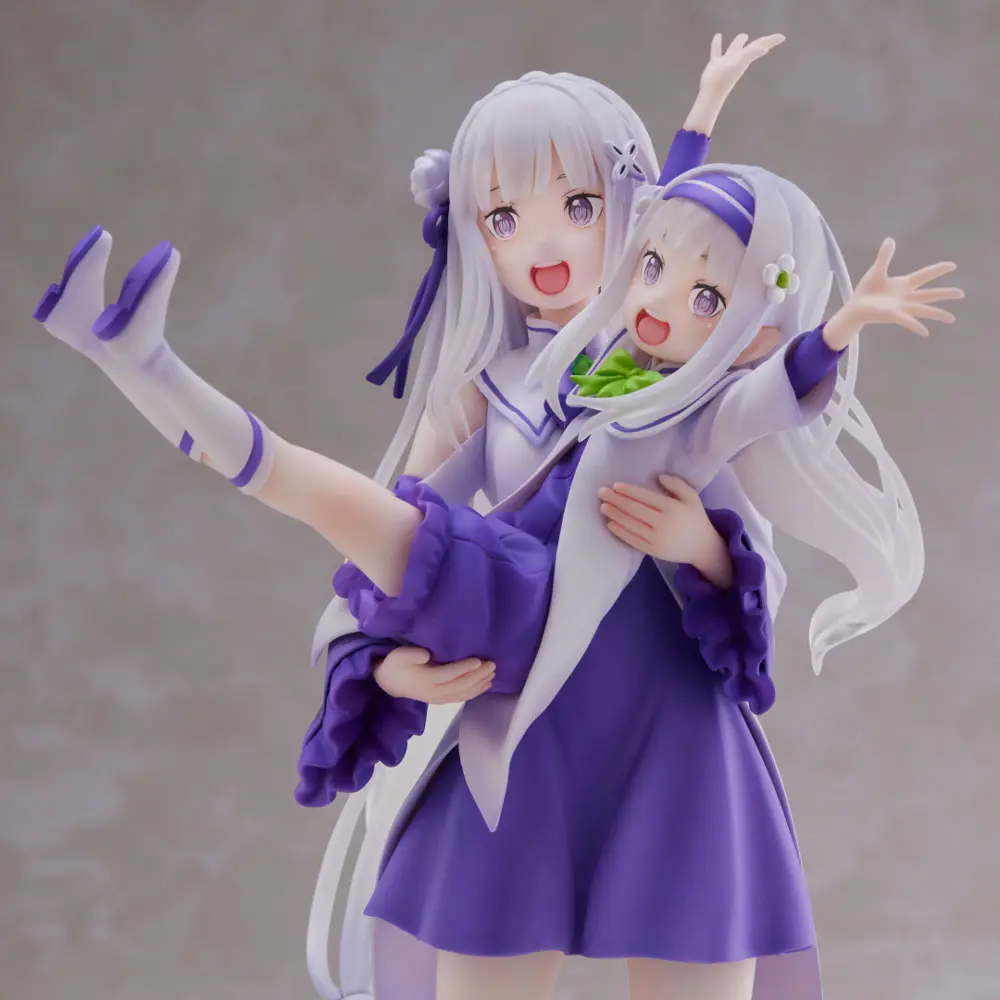 Figurine Re:Zero kara Hajimeru Isekai Seikatsu - Emilia et childhood Emilia - 1/7 - S-Fire - Sega
