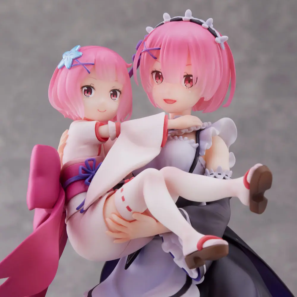 Figurine Re:Zero kara Hajimeru Isekai Seikatsu - Ram et childhood Ram - 1/7 - S-Fire - Sega