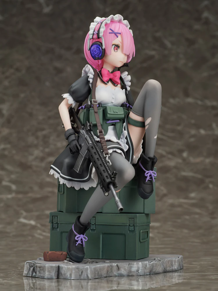 Figurine Re:Zero kara Hajimeru Isekai Seikatsu - Ram - Ver. Military - 1/7 - F:Nex - FuRyu