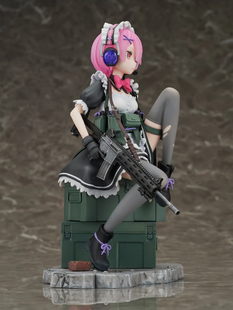 Figurine Re:Zero kara Hajimeru Isekai Seikatsu - Ram - Ver. Military - 1/7 - F:Nex - FuRyu