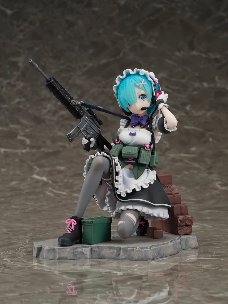 Figurine Re:Zero kara Hajimeru Isekai Seikatsu - Rem - Ver. Military - 1/7 - F:Nex - FuRyu