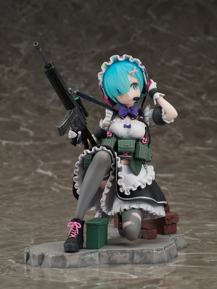 Figurine Re:Zero kara Hajimeru Isekai Seikatsu - Rem - Ver. Military - 1/7 - F:Nex - FuRyu