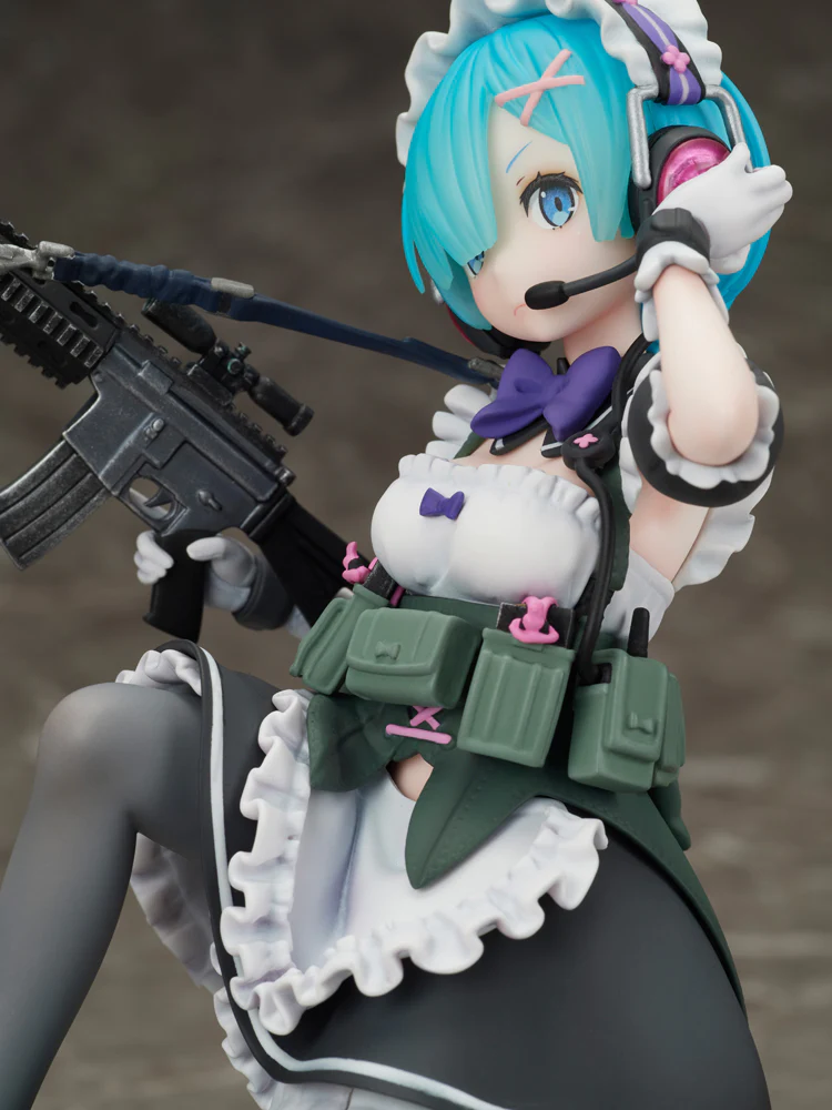 Figurine Re:Zero kara Hajimeru Isekai Seikatsu - Rem - Ver. Military - 1/7 - F:Nex - FuRyu