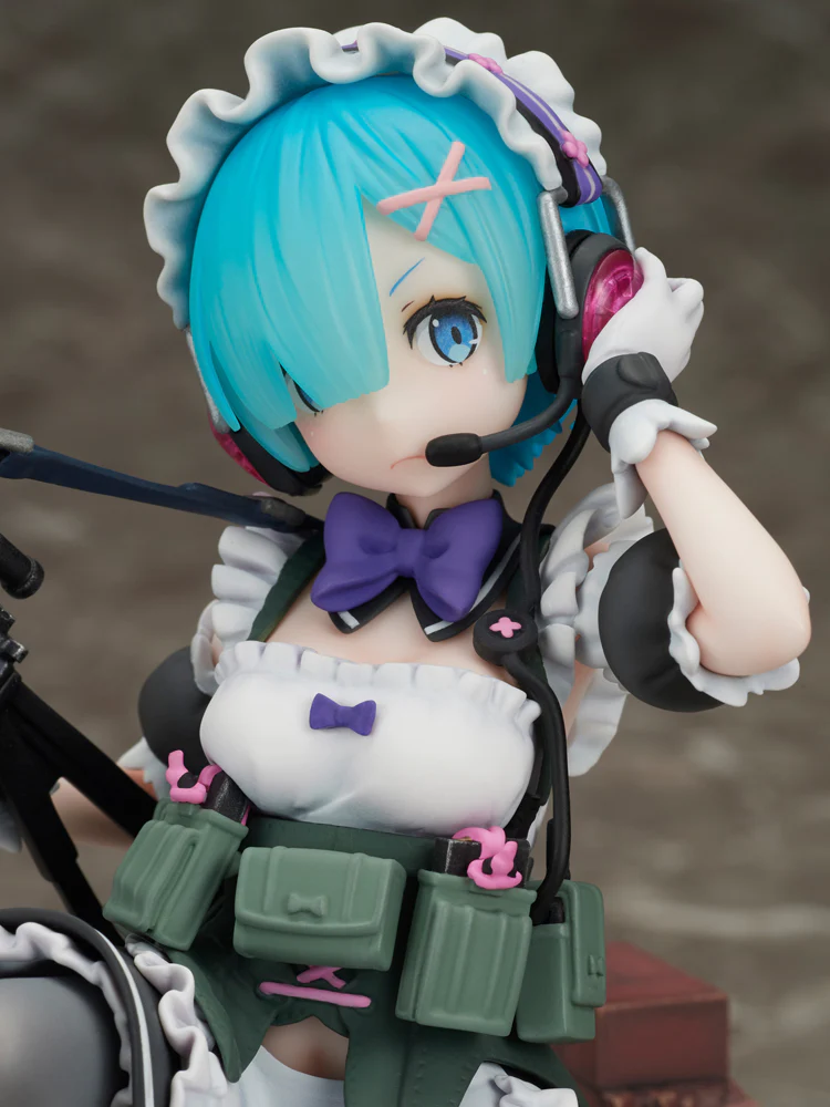 Figurine Re:Zero kara Hajimeru Isekai Seikatsu - Rem - Ver. Military - 1/7 - F:Nex - FuRyu
