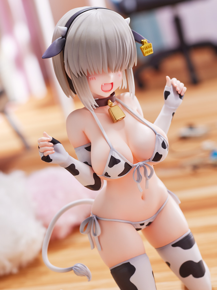 Figurine Uzaki-chan wa Asobitai! - Uzaki Yanagi - Ver. Cow Pattern Bikini - 1/7 - Dream Tech - Wave
