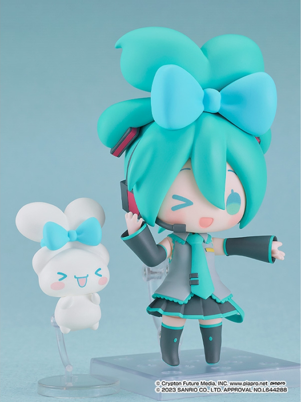 Figurine Vocaloid x Cinnamoroll - Hatsune Miku - Ver. Cinnamoroll Collaboration - Nendoroid - Good Smile Company