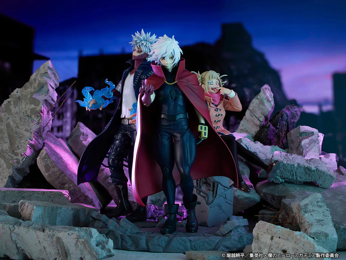 Figurine Boku no Hero Academia - Dabi,Toga Himiko et Tomura Shigaraki - Tenitol - FuRyu