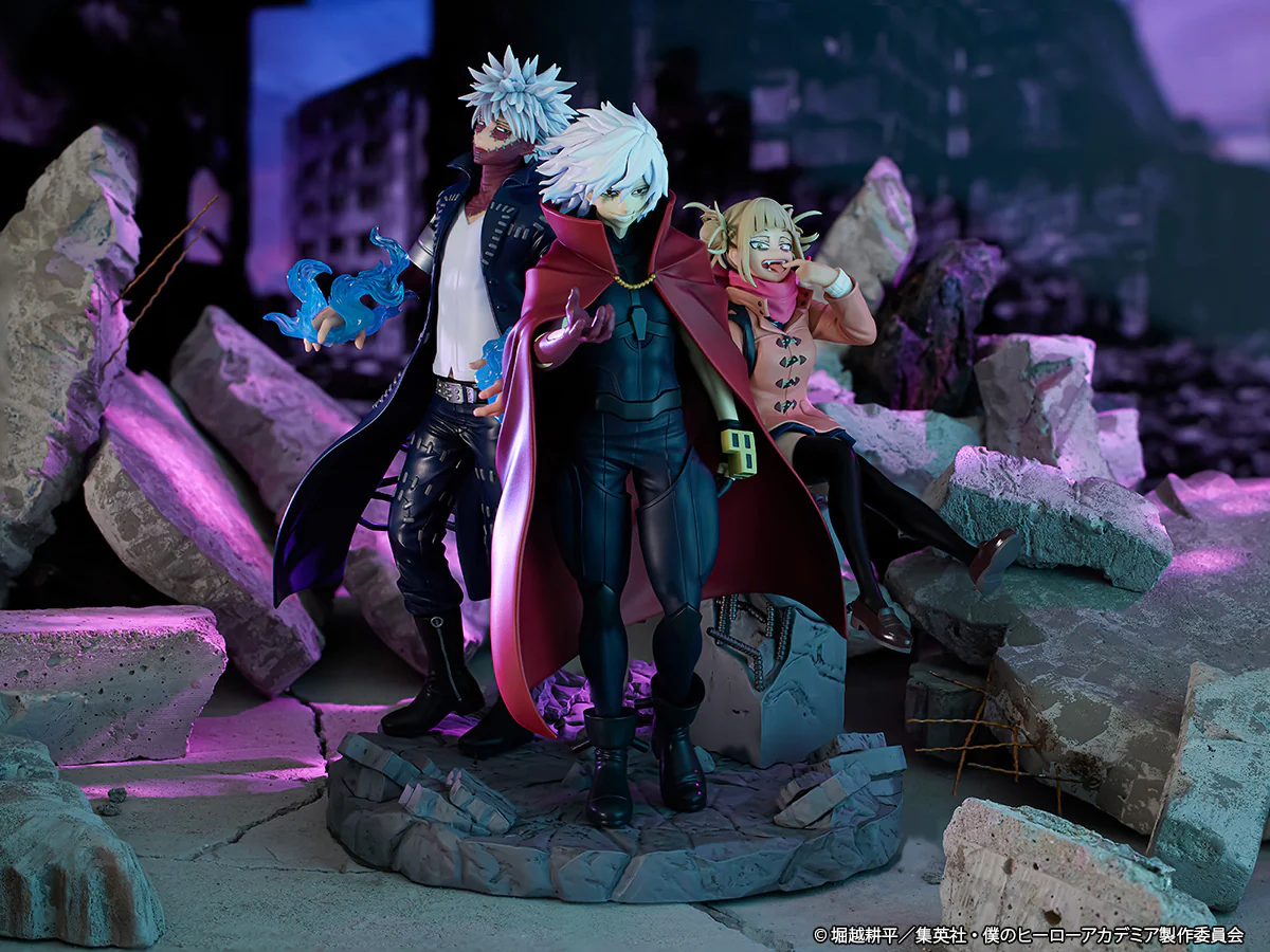 Figurine Boku no Hero Academia - Dabi,Toga Himiko et Tomura Shigaraki - Tenitol - FuRyu