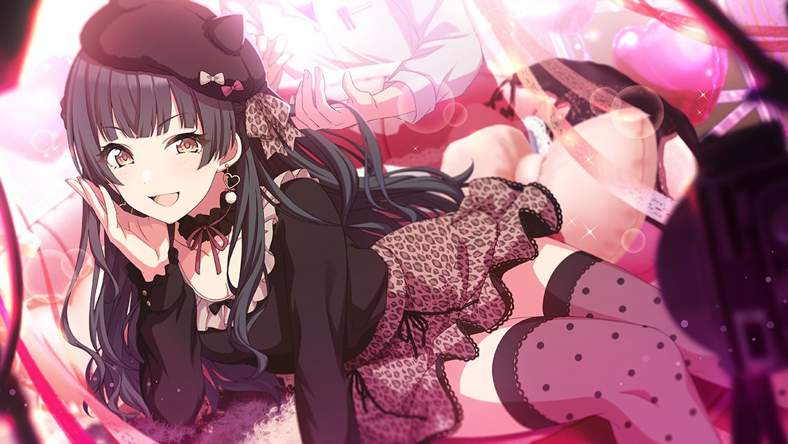 Illustration de la carte PSSR [Off♥the♥Re♥cord] de l'idole Fuyuko Mayuzumi issue du jeu "THE iDOLM@STER: Shiny Colors".