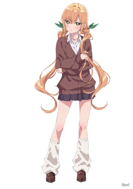 Illustration originale dessinée par la conceptrice de personnages et directrice de l'animation en charge de l'animé , Akane Yano, qui présente le personnage de Karane Inda