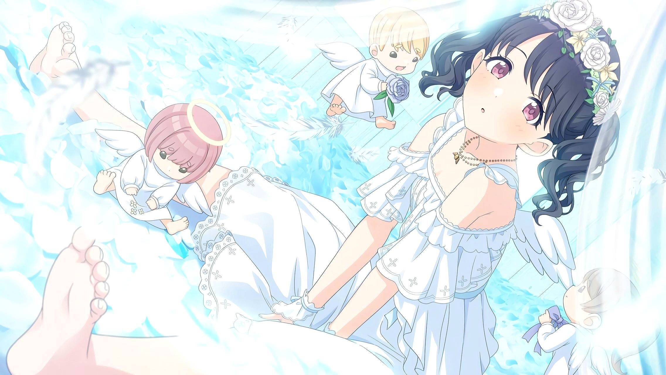 Illustration de la carte P-SR01+ [Sunny Day Cafe] (Fes) de l'idole Koito Fukumaru, dans le jeu "THE iDOLM@STER: Shiny Colors".