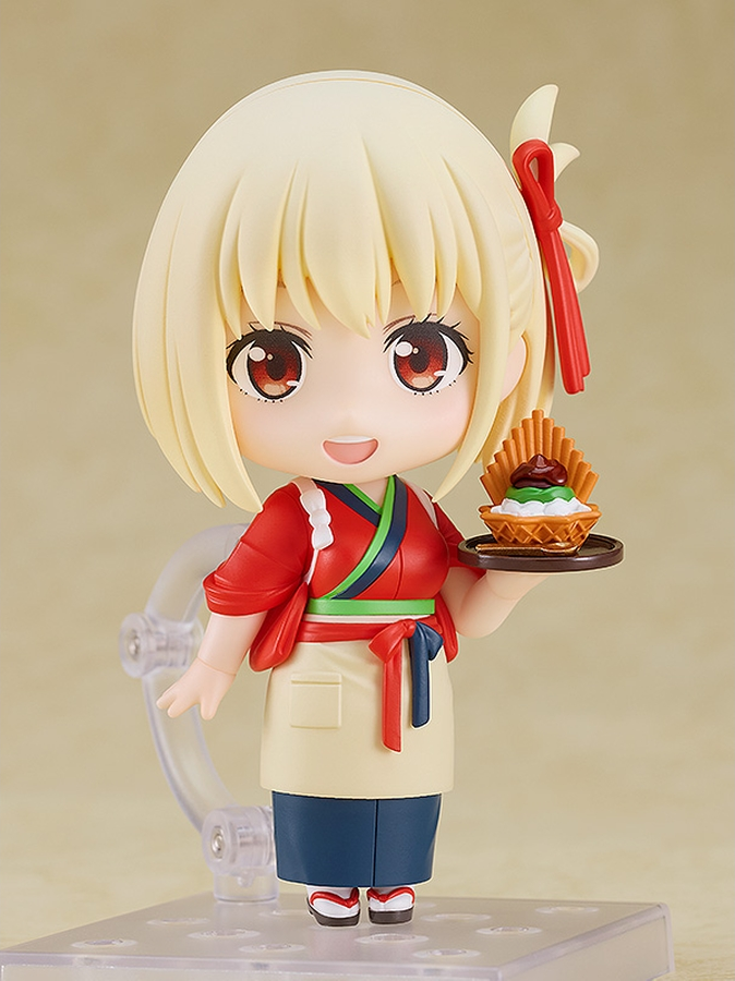 Figurine Lycoris Recoil - Chisato Nishikigi - Ver. Café LycoReco Uniform - Nendoroid - Good Smile Company