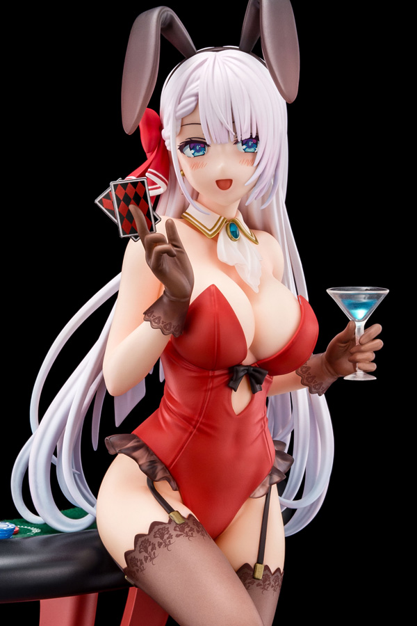 Figurine The Demon Sword Master of Excalibur Academy - Riselia Ray Crystalia - Ver. Crimson Bunny - 1/6 - Hakoiri Musume