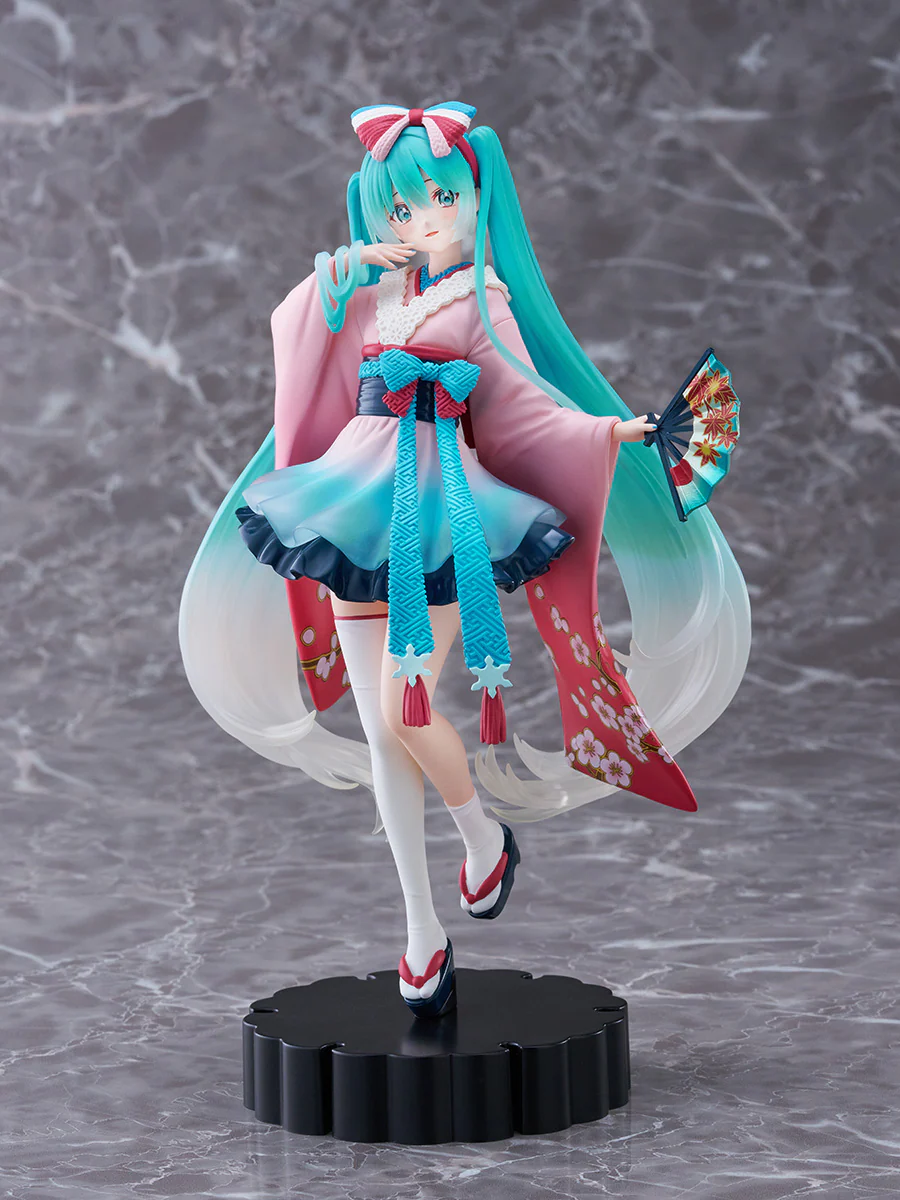 Figurine Vocaloid - Hatsune Miku - Ver. Kimono - Tenitol - FuRyu