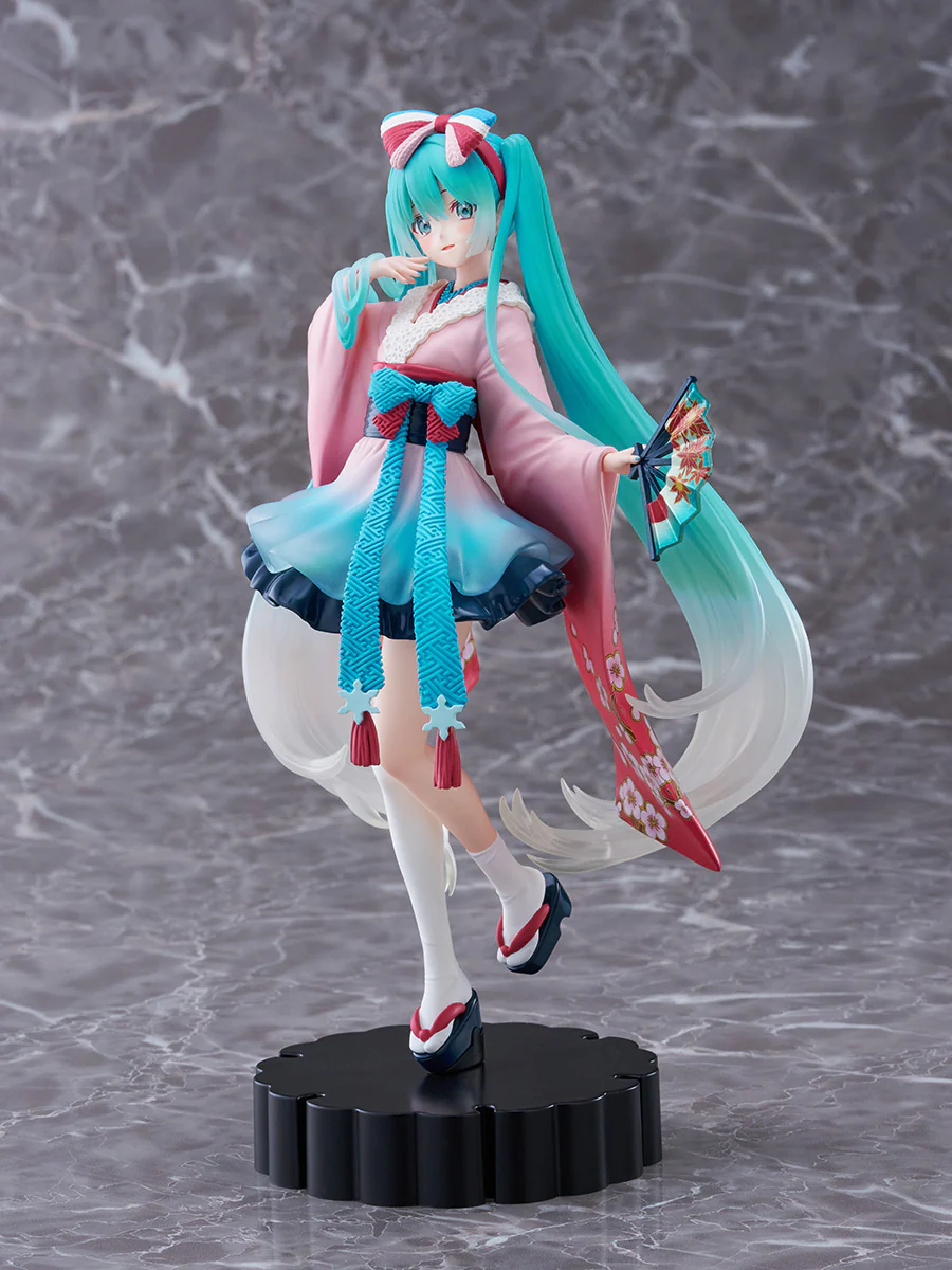 Figurine Vocaloid - Hatsune Miku - Ver. Kimono - Tenitol - FuRyu