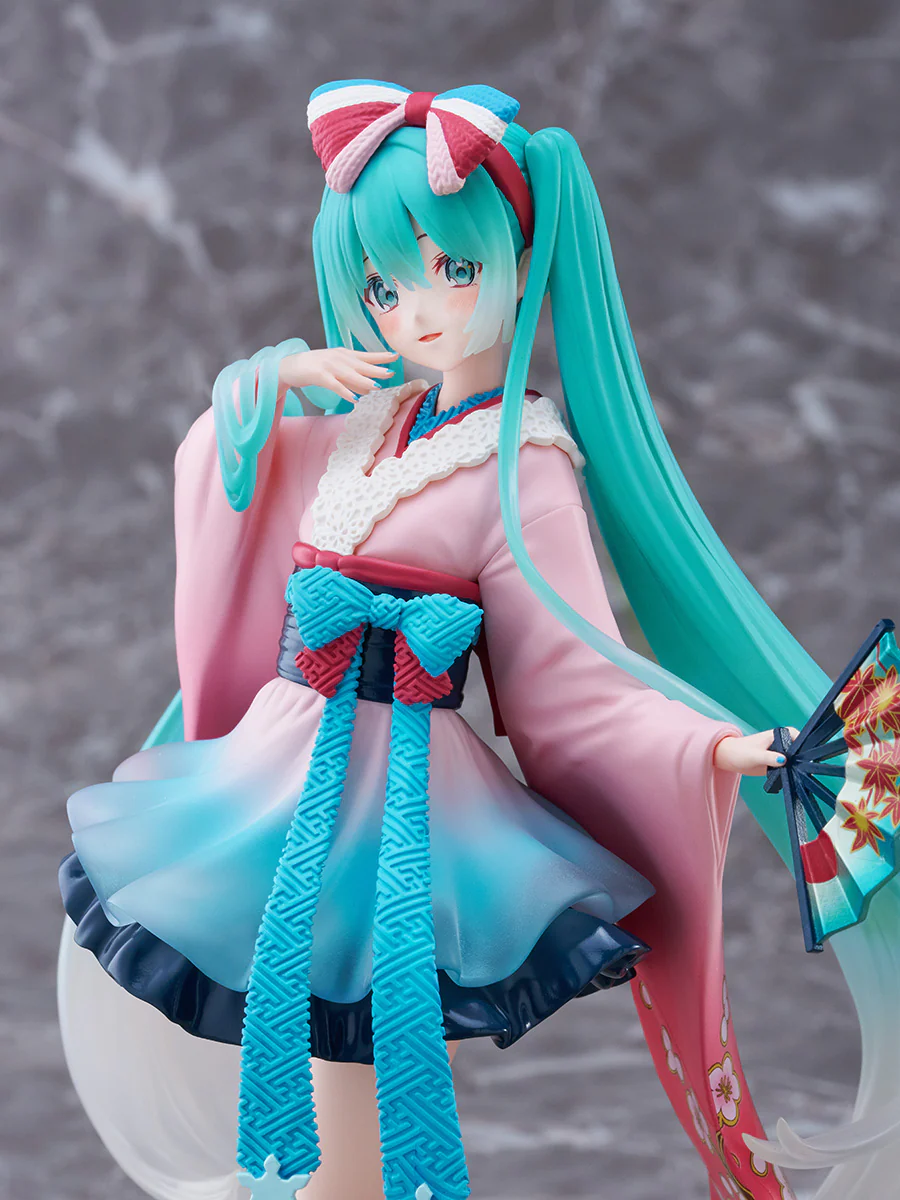 Figurine Vocaloid - Hatsune Miku - Ver. Kimono - Tenitol - FuRyu