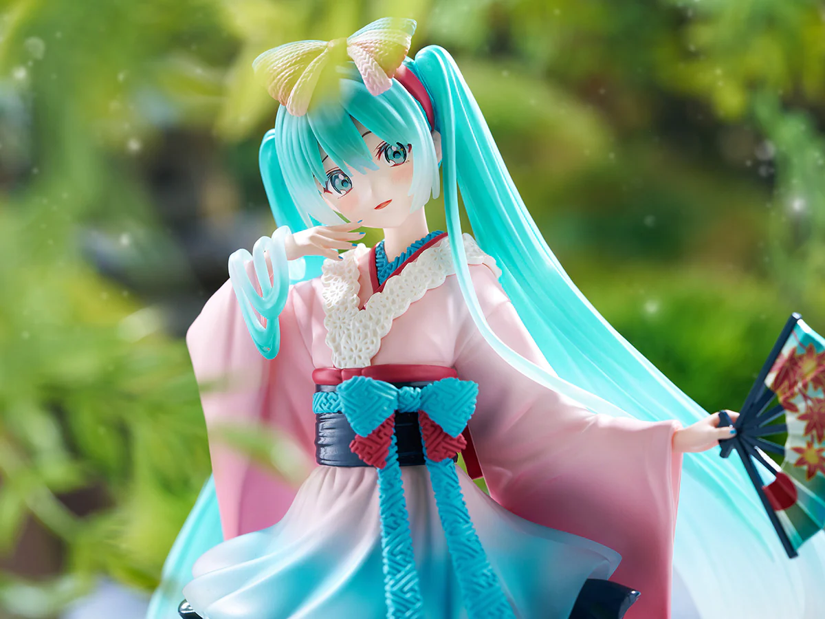 Figurine Vocaloid - Hatsune Miku - Ver. Kimono - Tenitol - FuRyu