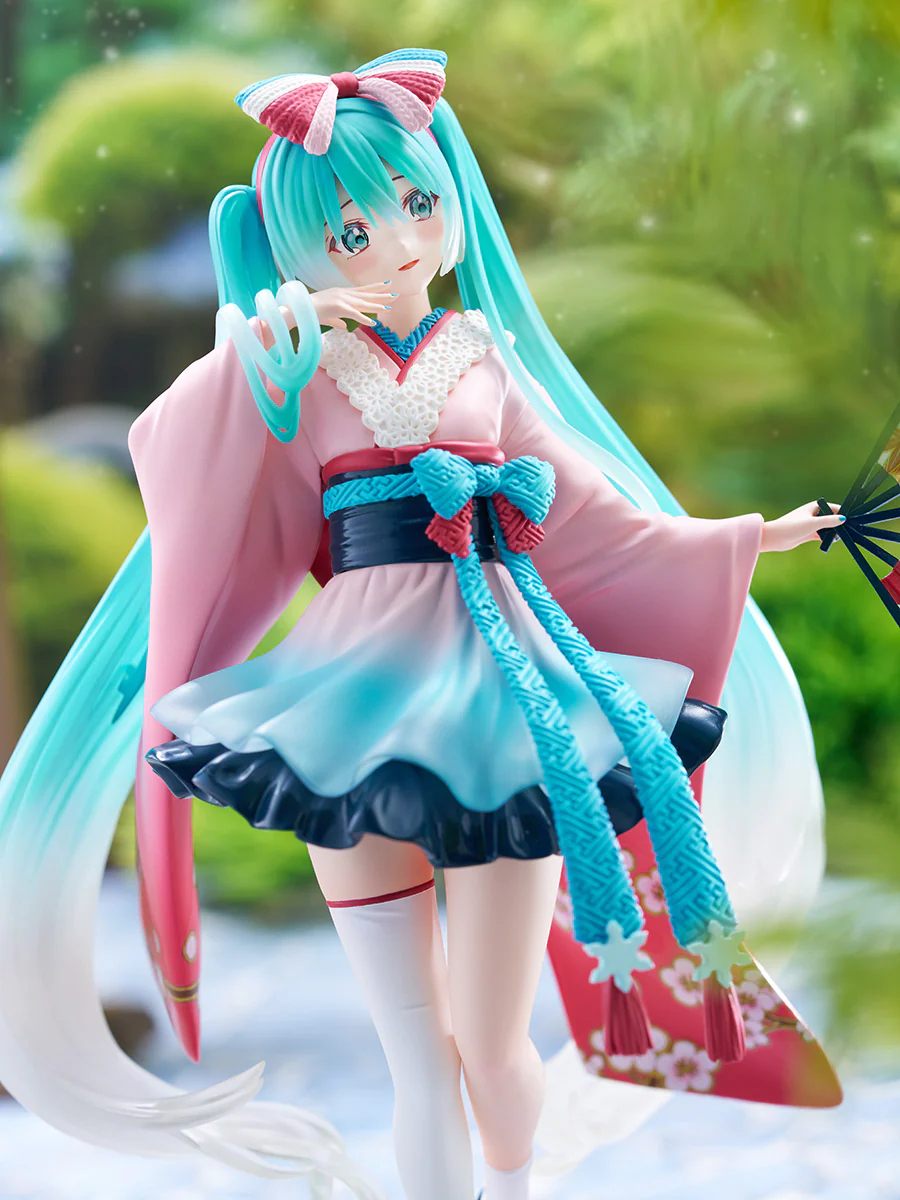 Figurine Vocaloid - Hatsune Miku - Ver. Kimono - Tenitol - FuRyu