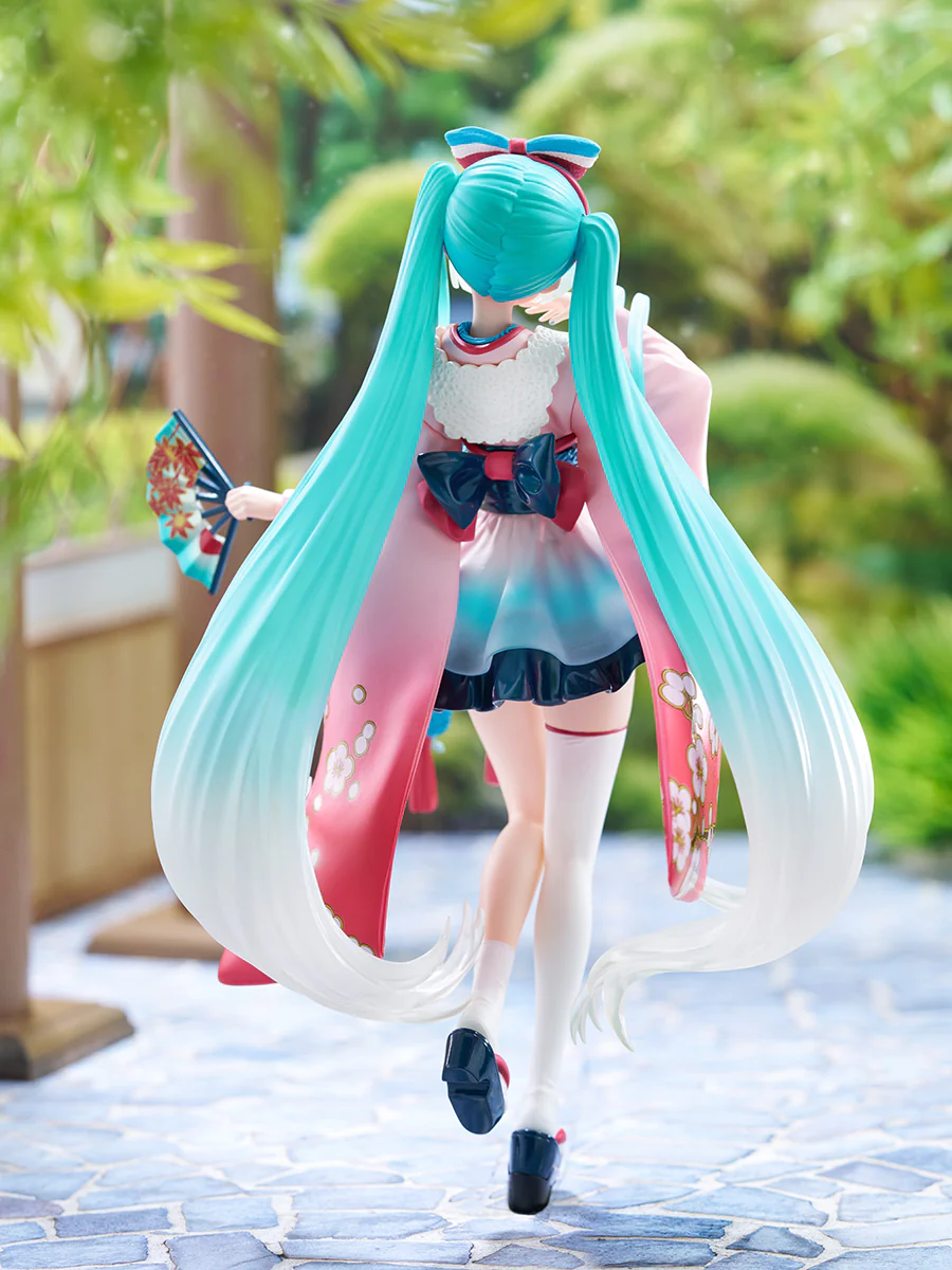 Figurine Vocaloid - Hatsune Miku - Ver. Kimono - Tenitol - FuRyu