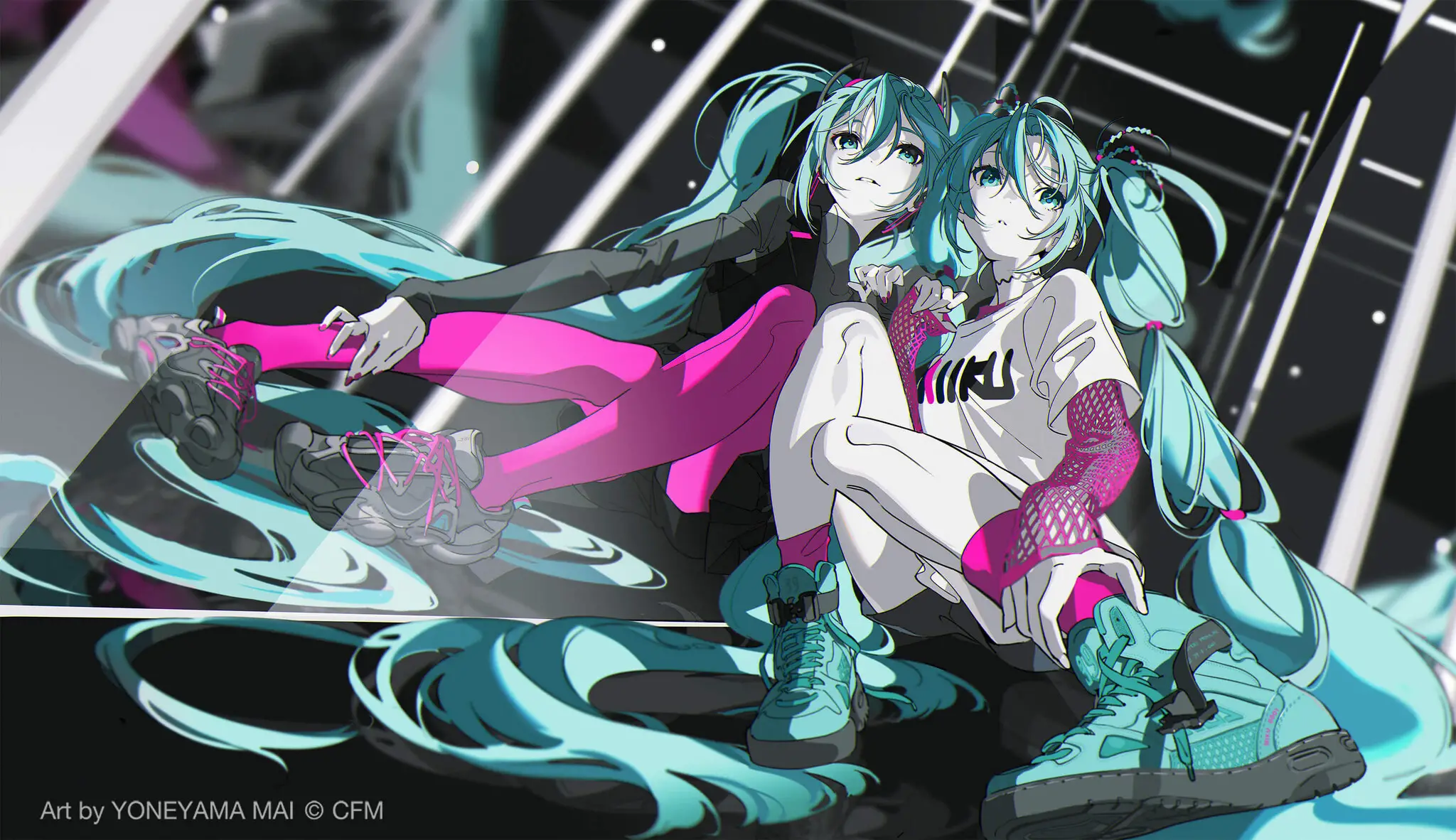 Figurine Vocaloid - Hatsune Miku - Ver. The Latest Street Style Cute - Stronger illustration by YONOYAMA MAI