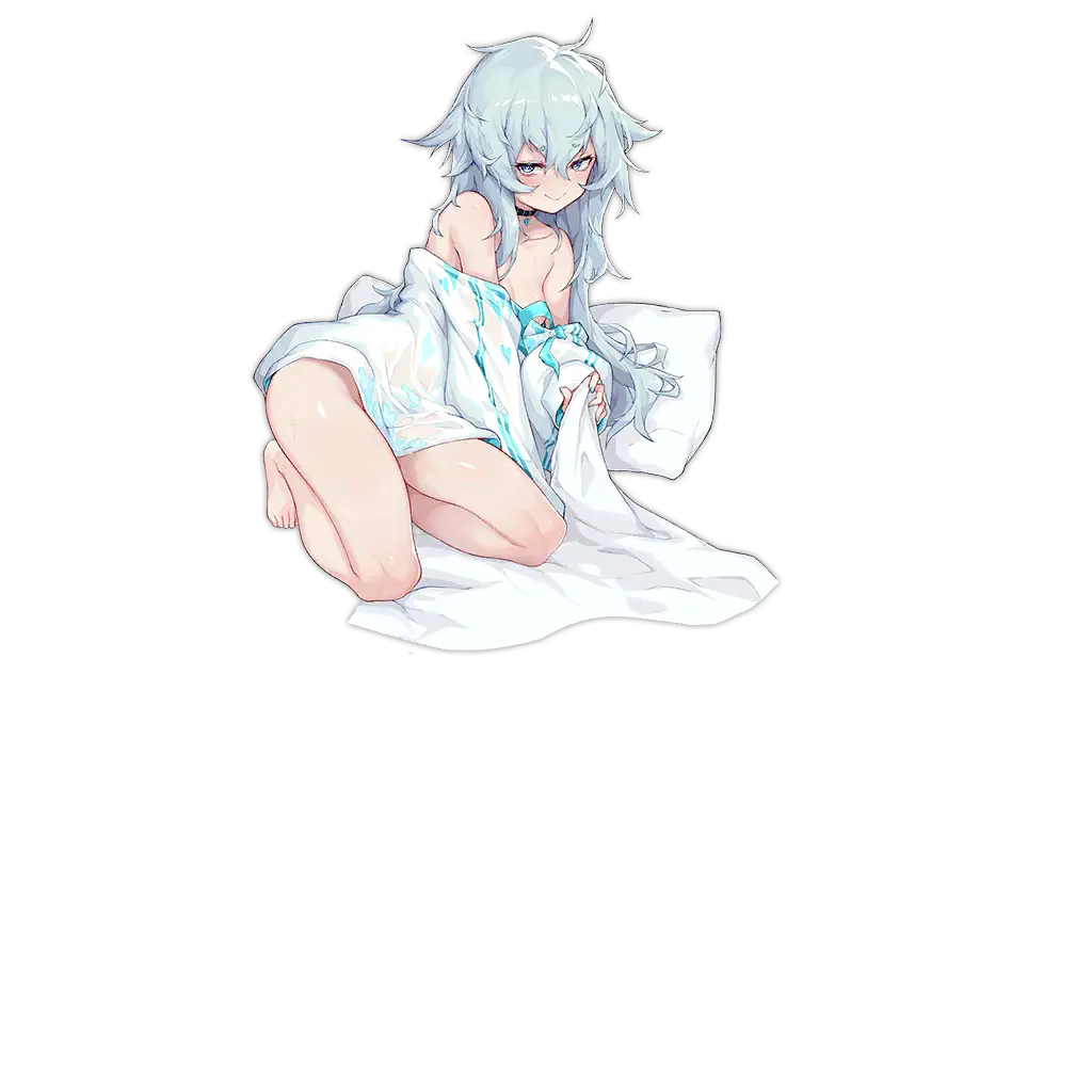 Illustration du skin "Marvelous Yam Pastry" Full damaged artwork du personnage de PA-15, dessinée par 山药 et disponible dans le jeu "Girls' Frontline".