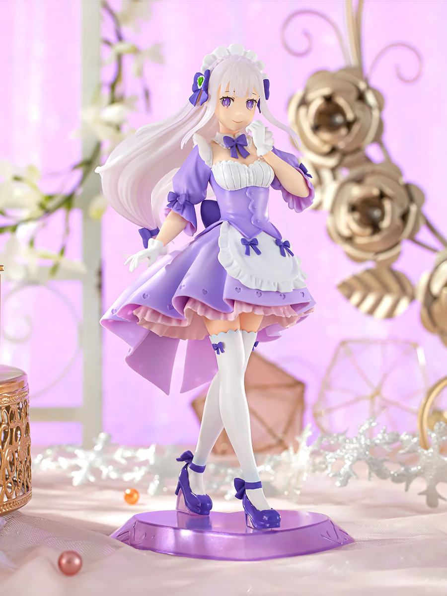 Figurine Re:Zero kara Hajimeru Isekai Seikatsu - Emilia - Ver. Yumekawa Maid - Tenitol - FuRyu