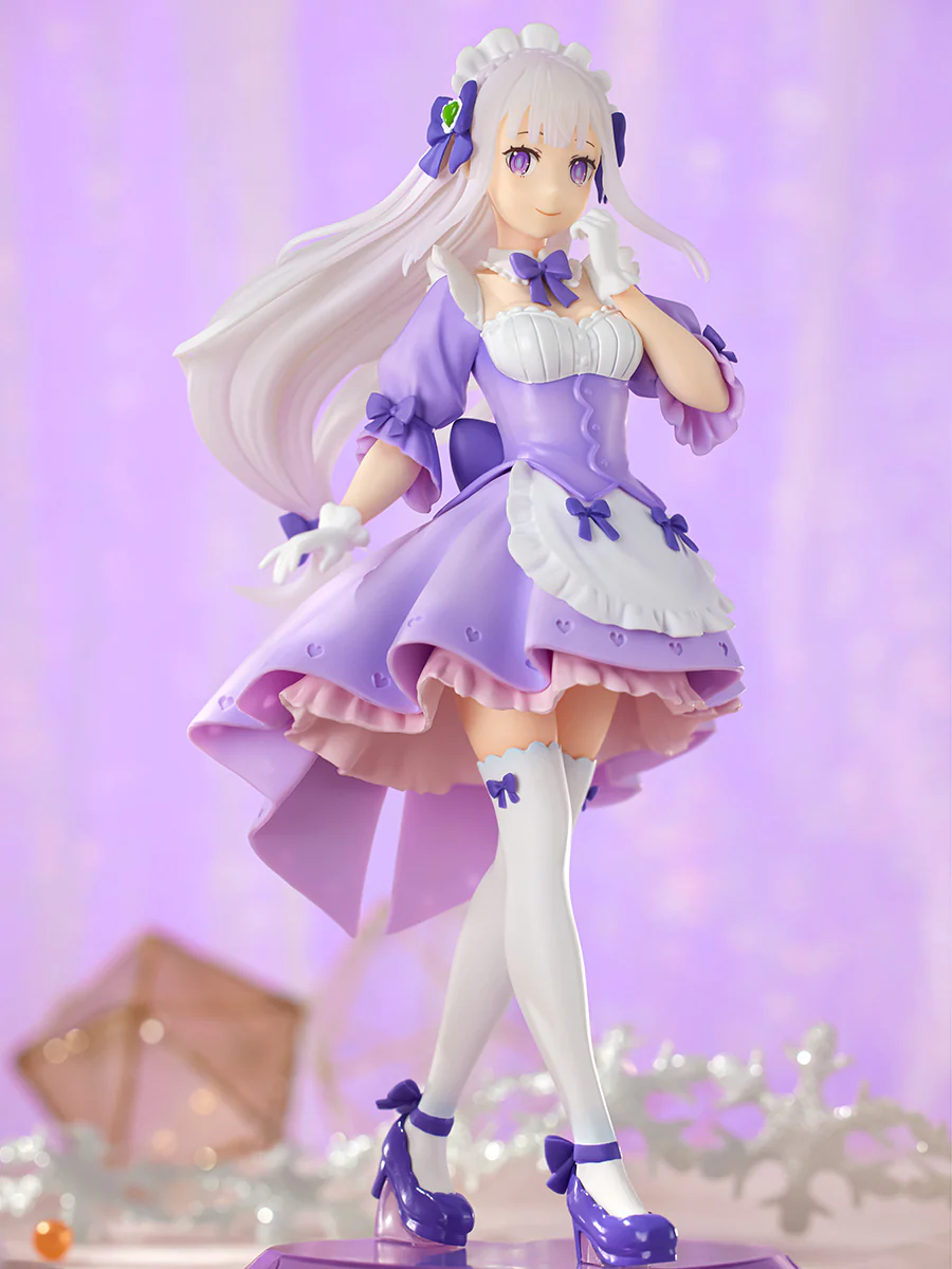 Figurine Re:Zero kara Hajimeru Isekai Seikatsu - Emilia - Ver. Yumekawa Maid - Tenitol - FuRyu
