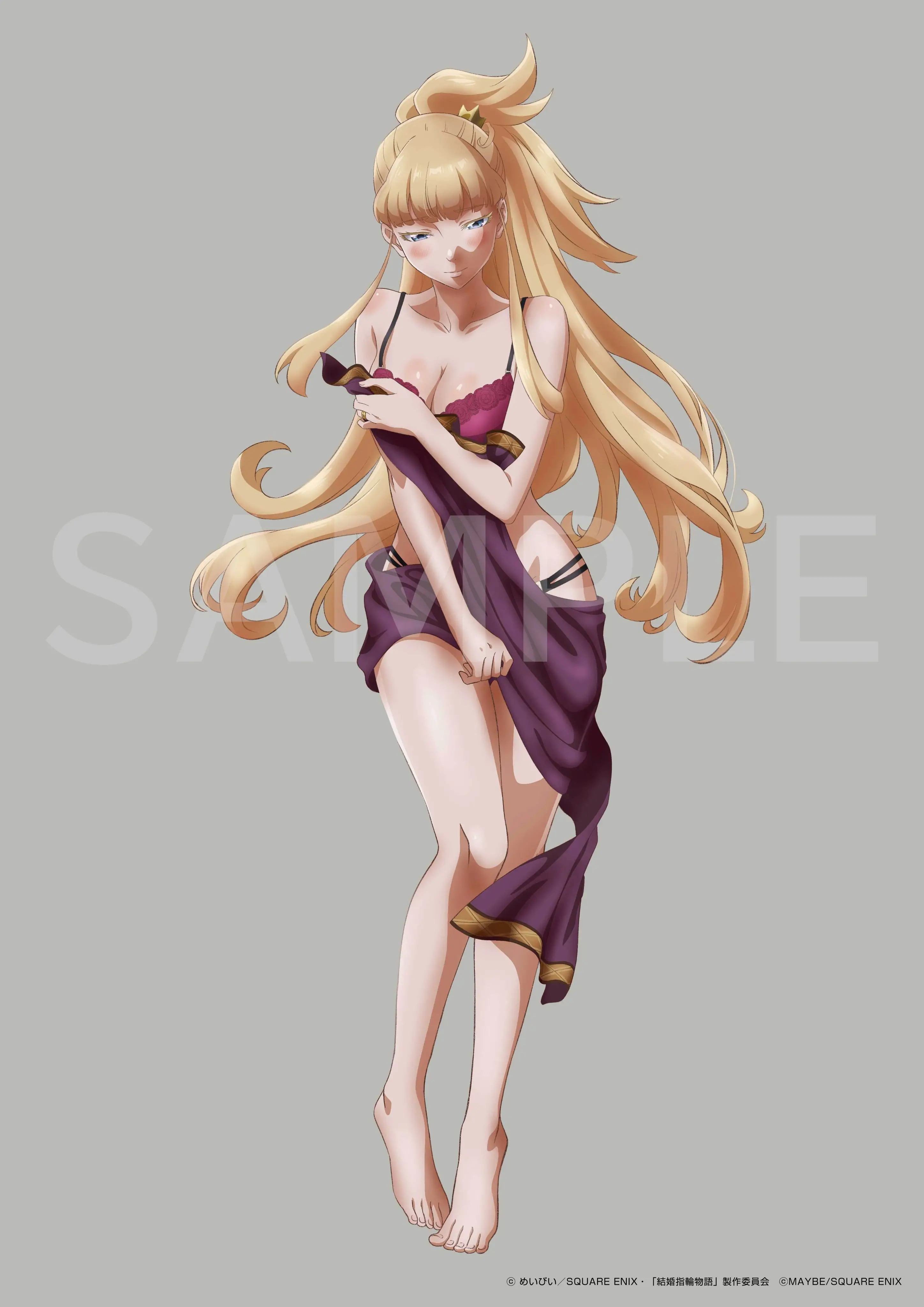Illustration nouvellement dessinée d'Himeno "Hime" Nonaka (Crystal Novaty Naucanatica), personnage emblématique de la licence "Tales of Wedding Rings".