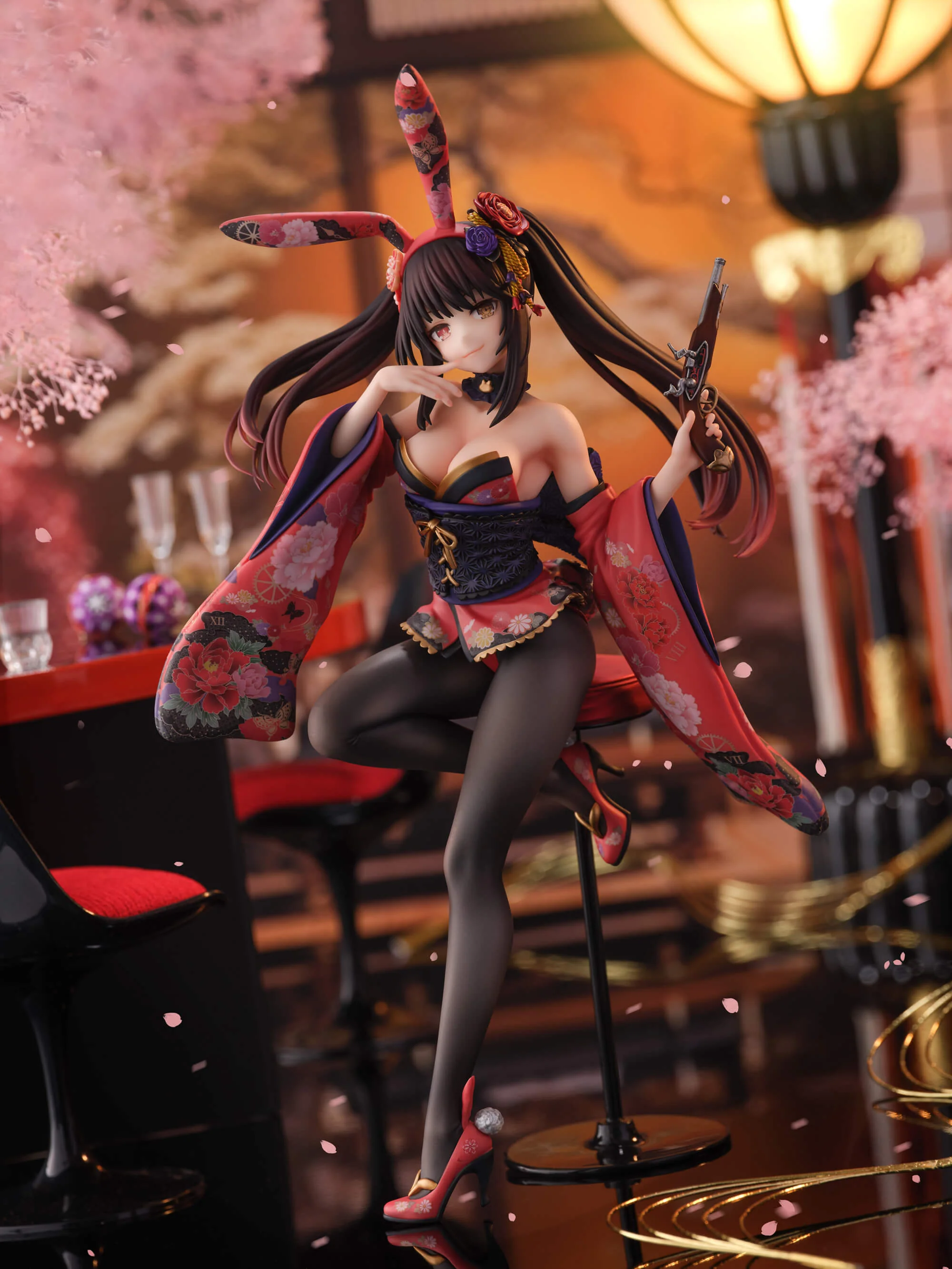 Figurine Date A Live - Kurumi Tokisaki - Ver. Wa Bunny - 1/7 - F:Nex - FuRyu