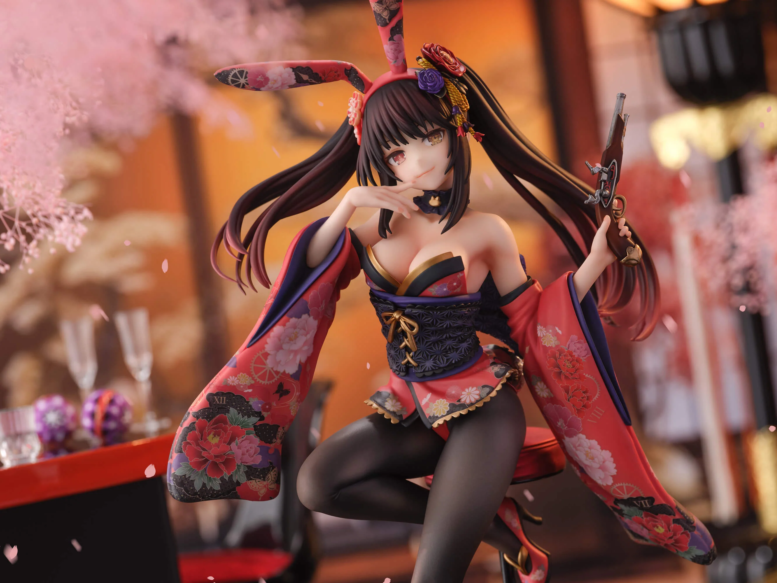 Figurine Date A Live - Kurumi Tokisaki - Ver. Wa Bunny - 1/7 - F:Nex - FuRyu