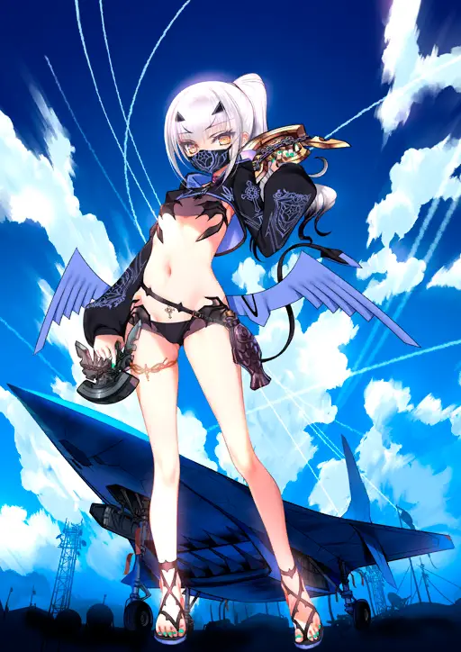 "Fate/Grand Order" : Illustration de la première ascension de la servante de Classe Ruler : Mélusine, dessinée par CHOCO.